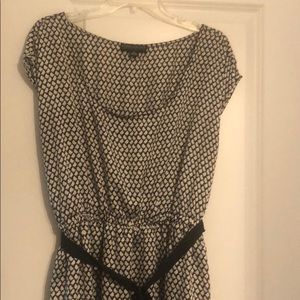 Forever 21 black and white print dress